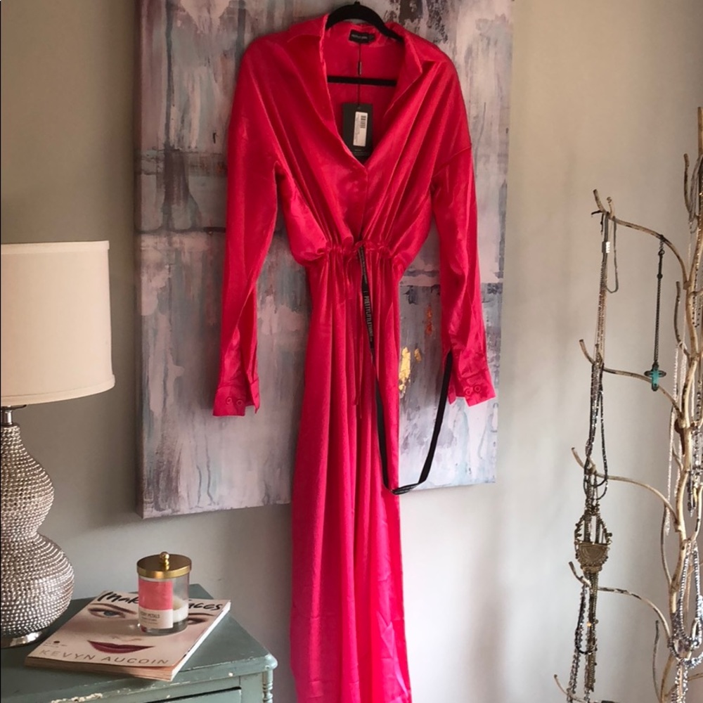 Pretty Little Thing pink jumpsuit